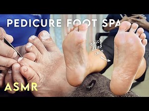 ASMR Pedicure | Pampering Your Feet with Dead Skin Removal and Gentle Massage