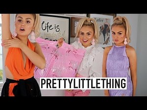 £400 PRETTY LITTLE THING HAUL / SUMMER TRY ON / £200 GIVEAWAY!!!!
