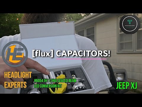 Headlight Experts H6054(H11/H4) Sealed Beam LED Conversion Kit Install - 2000 Jeep Cherokee XJ
