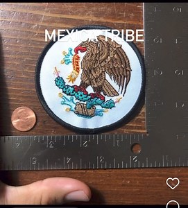 Aztec Mexica Tribe Tenochtitlán iron-on patches. #Aztec #mexica #patches #tribal #mexican #mexico | Mexican Indigenous Truth