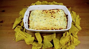 Love cheese? Then this Hot Four Cheese Dip is right up your alley! | My Recipe Panda