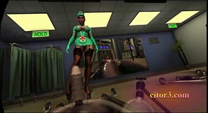 Citor3 3D VR Game Latex Krankenschwestern pumpen Seeleute mit Vakuumbett und Pumpe