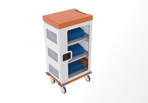 [Hot Item] Educational Application 48 Ports iPad Cell Phone Mobile Storage and Charging Cabinets with Casters