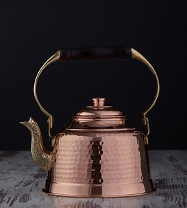 Hammered Solid Copper Tea Pot Kettle Stovetop Teapot, 1.6 Qt - Etsy Canada