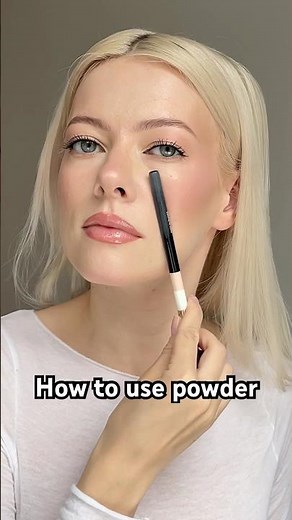 How to apply setting powder for beginners