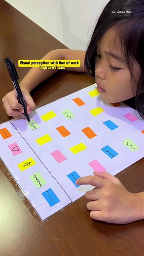 Visual perception activity #homeactivity #autismawareness #autism #autismlife #viralreels #virals #facebookreels | Xia’s Autism Story