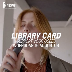 Library Card is samen met The People's Pleasure Grounds de supportact voor de Osees (aka Thee Oh Sees) op 16 augustus in de Maassilo. Deze nieuwe Rotterdamse postpunk meets spoken word-band, is een ware underground all-star groep, met leden uit diverse bands waaronder Neighbours Burning Neighbours en Nagasaki Swim. Tickets: bit.ly/3m59KNB | Rotown Rotterdam | Facebook