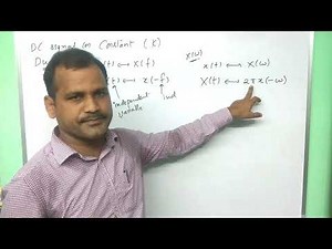 Fourier transform - constant - DC signal - signals and systems