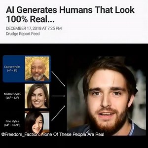 Thoughts? Believe it or not, all these faces are fake. They have been synthesized by #Nvidia’s new AI algorithm, a generative adversarial network capable of automagically creating humans, cats, and even cars. The technology works so well that we can expect synthetic image search engines soon — just like #Google’s, but generating new fake images on the fly that look real. Yes, you know where that is going — and sure, it can be a lot of fun, but also scary. Check out the video. It truly defies bel