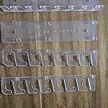 Perfect Curve Cap Rack Stand 1-Pack - White Acrylic Hat Holder, Wall & Tabletop, Hat Organizer, Baseball Hat Stand, Hat Organizer Shelf, Easy Assembly, Holds 7 Caps.