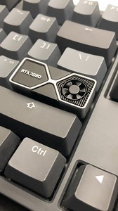 A spinning RTX3080 VGA keycap FTW!!