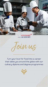1.1K views | Transform your passion for food into a global career!  Join our culinary diploma and degree programs to master the art of cooking while unlocking opportunities worldwide. Your culinary journey starts here. Click "Learn more"! | BHMS | Facebook