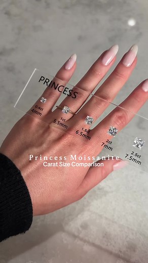 Choosing the Perfect Princess Cut Engagement Ring: Which Carat Size is Right for You?