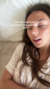 Baby Rolls Over to Her Love: Cute Morning Moment