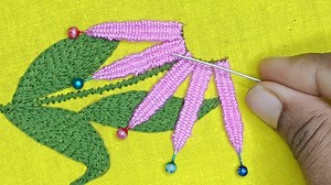 9.9K views · 335 reactions | A Modern 3D Flower Embroidery Design | Stitching Garden | Facebook