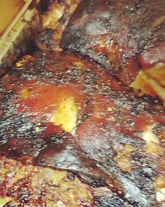 Fine Puerto Rican Thanksgiving Cuisine. Yummmmm glazed Ham, 2 pernils, baked mac n cheese, arroz con candules, apple custard pumpkin pies jello.... GREAT blessed happy thankful thanksgiving. 🐖🐖🍰🍮🍽🍴🍴 #GOTGANG #THEMADAME #GOT #GG #foodgasm #thanksgiving #november #food #ham #perñil #pernil #rice #riceandbeans #nyc #pies #cook #cooking #turkey #love #family #fam #puertorican #puertorico #cocina #goya #kitchen | The Madame