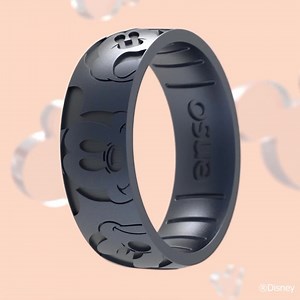 The magic of silicone and a touch of Disney with the ALL-NEW Mickey Mouse Emotions Ring. 🖤 ✨ | Enso Rings
