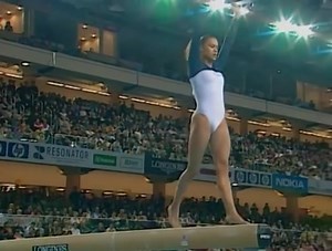 9.8K views · 699 reactions | 2002 BB World Champion Ashley Postell (USA/Utah) 9.573 @ablair.postell @utahgymnastics | International Gymnast Magazine | Facebook