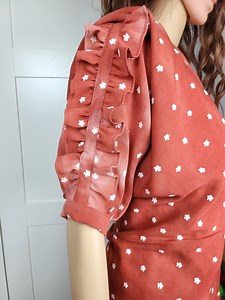 Make beautiful ruffle sleeve with simple sewing tips and tricks | DIY Tips Tale