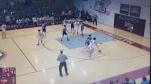 Ellsworth’s Hollis Grindal with a huge bucket in overtime as the Eagles fight off John Bapst 47-46. | The Ellsworth American