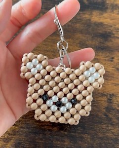 Handmade Beaded Bear Bag Charm|key Chain| Cute Bear Charm | Teddy Bear Keyring | Gift for Bear Lovers - Etsy Canada