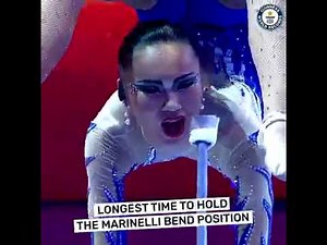 The Marinelli bend is one of the most extreme contortion positions - Mongolia's #GuinnessRecord #IBC