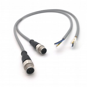 [Hot Item] 5 Pin Male Straight Single Ended Cable M12 Connector for Sensors and Actuators