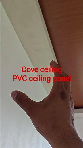 cove ceiling panel installation pvc ceiling panel #ceilingtutorials #diyceilinginstallation