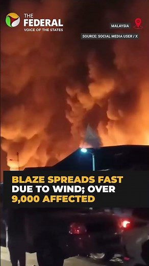Massive fire in Sabah destroys 1,000 homes, displaces thousands in Malaysia