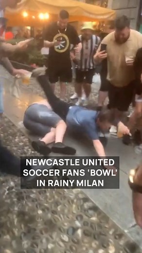 Newcastle United is slated to play AC Milan ⚽️ #newcastleunited #acmilan #soccer #championsleague #rain #milan #italy #weather #nature #clime | Clime