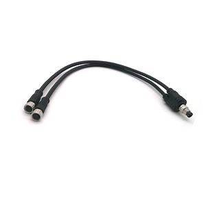 [Hot Item] 3pin Y Splitter Male to Female Double Ended Molded Cable M8 to 2m8 Connector with 1m PVC Cable