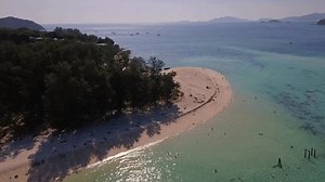 Aerial View Tropical Island Beach Azure Stock Footage Video (100% Royalty-free) 3815744859 | Shutterstock