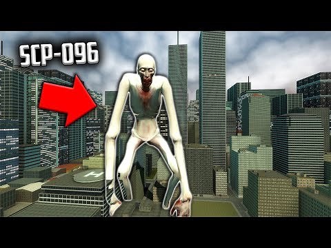 GIANT SCP-096 ATTACKS CITY! - Garry's Mod SCP Survival - Gmod SCPs Fun