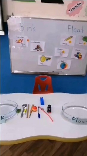 Sink and float Experiments🧪🔬 | Ajyal Kindergarten Qatar - روضة أجيال