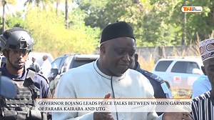 Governor Bojang Leads Talks Between Women Gardeners Of Faraba Kairaba And UTG | The Fatu Network