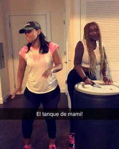 So you know you are #Dominican when ... You send your mom shipments this big. EL TANQUE #teamtahiry #latinaonthemove #afrolatina @thereallexiejose & I celebrate EVERYTHANG! 󾌺󾌡󾌴󾍊 silly asses. I canttttt | Tahiry Jose
