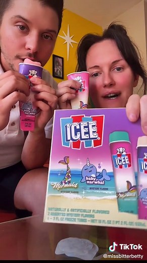 Tutti Frutti and Cherry Cola Icee Taste Test | Mermaid and Narwhal Flavors