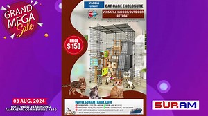 GRAND MEGA SALE DATE: 03 AUG. 2024 SURAM OOST-WEST VERBINDING TAMANSARI - COMMEWIJNE # 610 | N.V. Profession Electronics & Security Systems | Facebook
