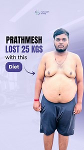 Client name: Prathmesh Shitole Plan duration: 5 months Start weight: 116kgs Current weight: 91 kg Buddy name: Godson DALMEIDA At the time of joining, the client, aged 23 years was struggling with high bodyfat % , low energy levels , unable to stop eating junk food and lack of motivation. Wasn’t able to climb few floors of stairs or cycle a few kms without getting short of breath. Today he is able to lift heavy weights and cycle 10-15kms at relative ease and does 15k steps without breaking a swea