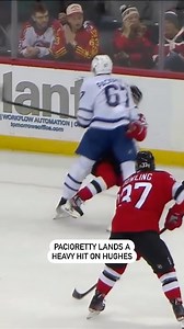 Patches lowers the boom on Hughes 💥 | Sportsnet