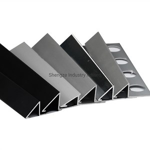 [Hot Item] Metal Porcelanato Corner Floor Aluminum Tile Edging Round Trim for Listello