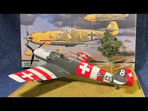 Messerschmitt 109 E3 Eduard 1:32 Swiss air force Full build video
