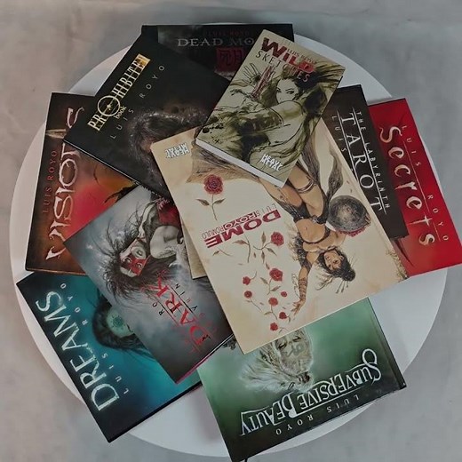 Luis Royo Lot Goth Books Vintage Hardcover Adult Erotic Fantasy Art Print Collection