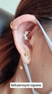 11 reactions | #daithpiercingformigraine Benefits for a daith...