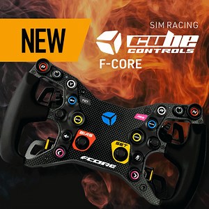 Introducing the new F-Core sim racing steering wheel from Cube...