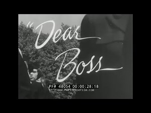 U.S. NAVY WAVES WOMEN'S RESERVE IN WORLD WAR II HISTORIC FILM "DEAR BOSS" 48054