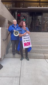 26 reactions | MNA President Katie Murphy speaks to the MNA nurses and healthcare professionals picketing in Boston for a fair contract today | Massachusetts Nurses Association | Facebook