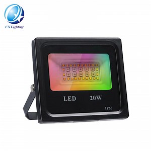 [Hot Item] LED Reflector RGB Smart Floodlight Tuya WiFi Smart Life 20W 50W 100W Waterproof Outdoor Spotlight 220V Flood Light with Tuya APP Support Vocie Control