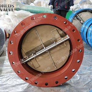 [Hot Item] API594 ISO5752 Duo Plate Double Door Double Flange Butterfly Type Non Return Check Valve