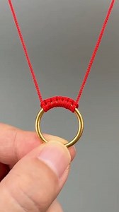 51K views · 293 reactions | How to tie a necklace from a wedding ring #necklace #diy #craft | Craft Home | Facebook